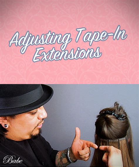 Adjusting Tape In Extensions Babe Hair Extensions Babe Hair Extensions