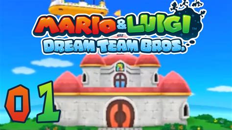 Let S Play Mario Luigi Dream Team Bros 3DS Part 1 The Adventure