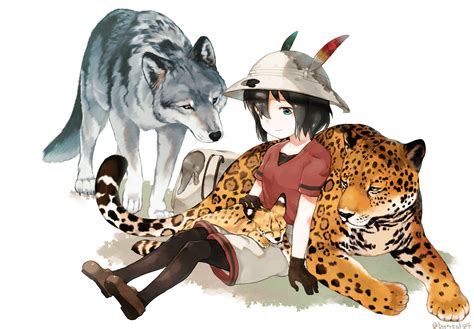 Serval Kaban Grey Wolf Jaguar And Small Clawed Otter Kemono