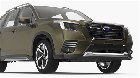 Subaru Forester 2022 Green 3D Model $129 - .max .ma .lxo .obj .3ds ...