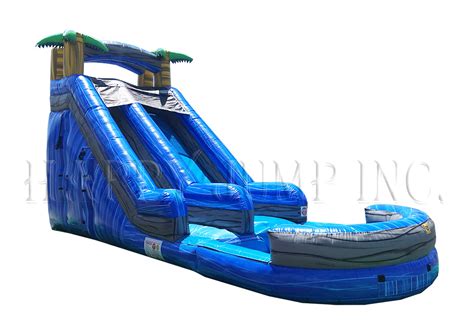 18 Blue Wave Water Slide Marble Ws8318 Happyjumpinc