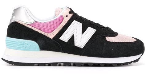 New Balance 574 In Black Pink Black Lyst