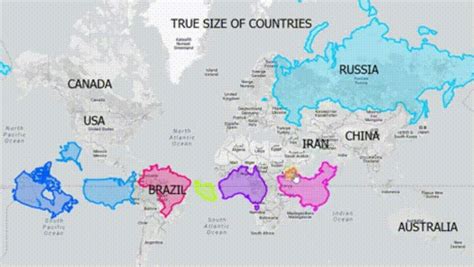 country size comparison interactive map  printable template