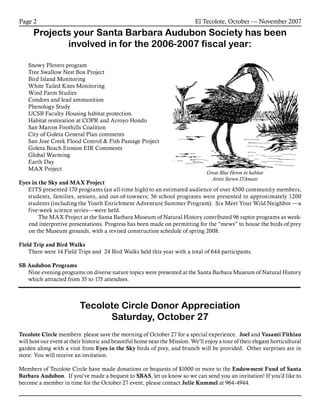 Nov Santa Barbara Audubon Pdf