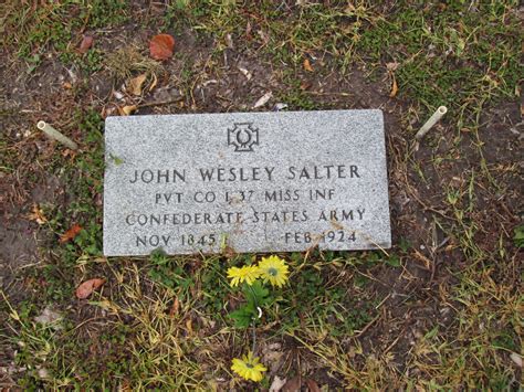 John Wesley Salter Find A Grave Memorial