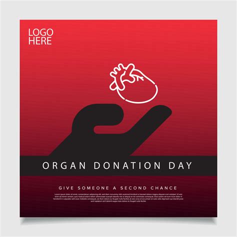 Organ Donation Day Banner Design 8694539 Vector Art At Vecteezy