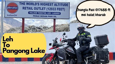 Ride From Leh To Pangong Lake Via Changla Pass Ft Britisher