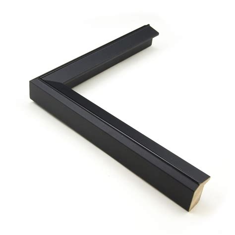 Inch Wide Black Picture Frame Moulding In Lengths M