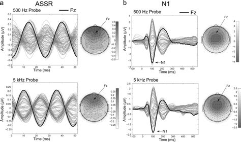 A Grand Average Scalp Topography And Time Domain 2 Pulse Average 128