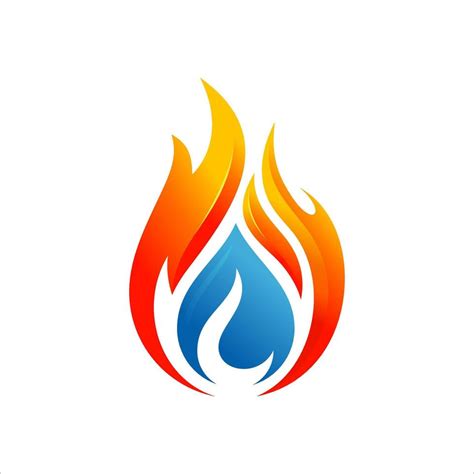 Fire Flame Logo Design Vector Template 8247974 Vector Art At Vecteezy