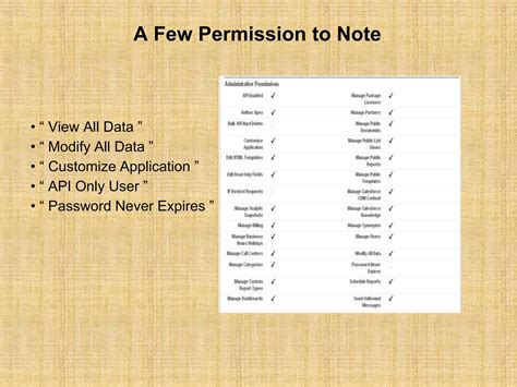 Profiles And Permission Sets In Salesforce Ppt