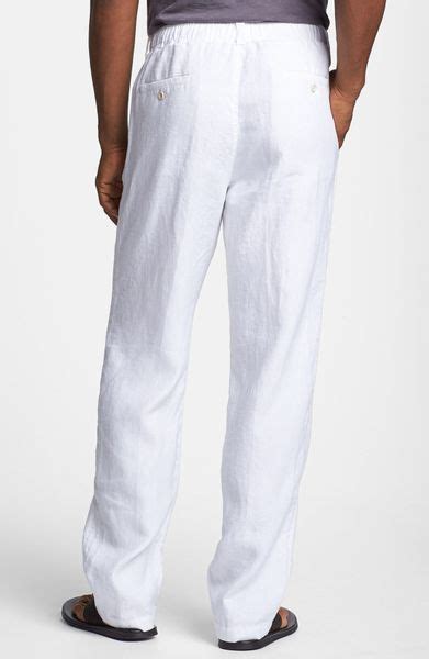 Tommy Bahama New Linen On The Beach Pants In White For Men Lyst