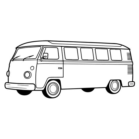 Sleek Van Outline Icon For Transportation Designs 45917128 Vector Art