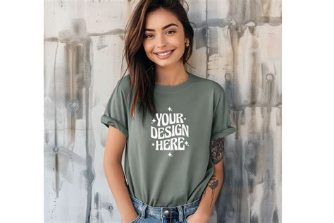 Comfort Colors T Shirt Mockup Graphic By Mockup Infinity · Creative Fabrica