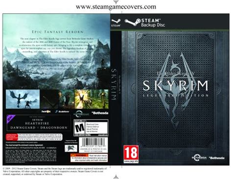 Skyrim Legendary Edition Cover