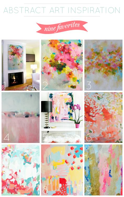 Abstract Art Inspiration {Nine Faves}