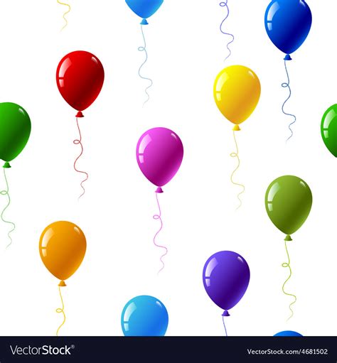 Colourful balloons Royalty Free Vector Image - VectorStock