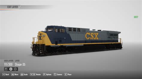 AC4460CW: CSX "6000 horsepower" livery - Train Sim Community