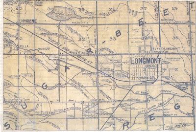 Observations about Longmont, Colorado: Map of Longmont area, 1914