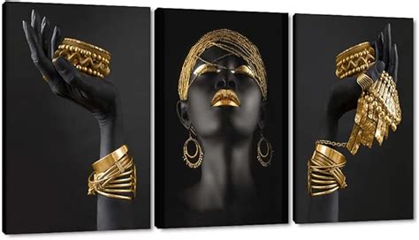 Amazon MAMAGO Canvas Wall Art Painting African Woman Pictures