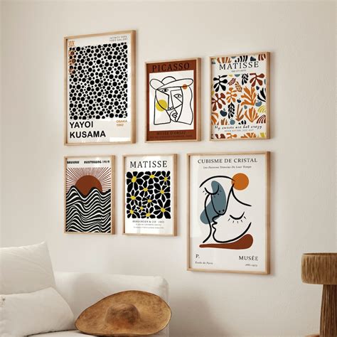 Picasso Poster Yayoi Kusama Print Matisse Poster Bauhaus Print