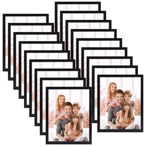 Hoikwo Multi X Photo Frame Set Of Black Picture Frames X For