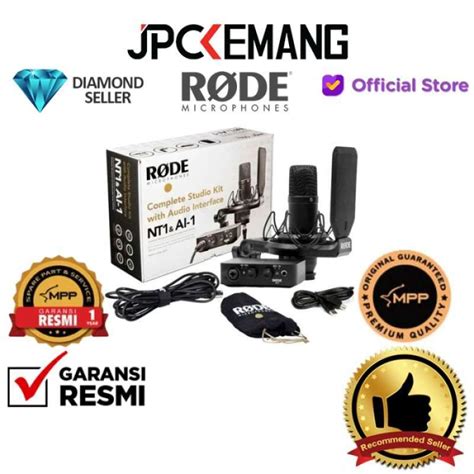 Jual Rode Nt Kit With Ai Audio Interface Rode Nt Complete Studio