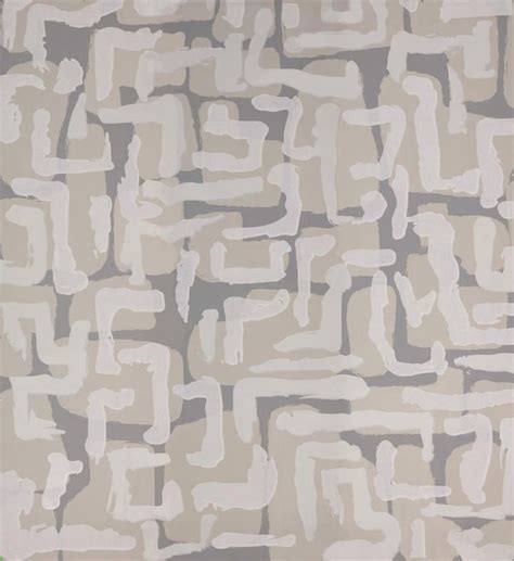 An Abstract Painting With White And Gray Colors