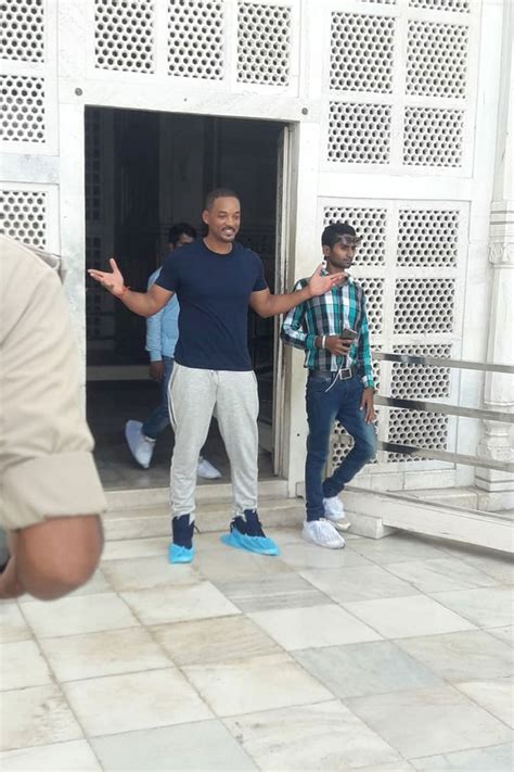 PHOTOS| Hollywood Actor Will Smith Visits Taj Mahal in Agra