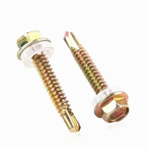 Stainless Steel Yellow Zinc Coated Fine Thread Self Drilling Screws At