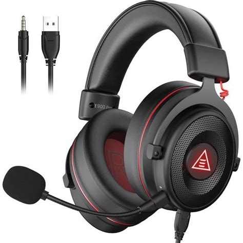 Casque Gaming Son Surround 7 1 Casque Gamer Filaire Avec Enc Antibruit Micro Avec Usb Audio