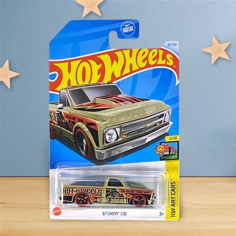 Hot Wheels 67 Chevy C10 83 250 HW Art Cars 2 10 Walmart
