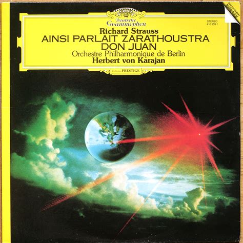 Strauss Ainsi Parlait Zarathoustra Also Sprach Zarathustra DGG