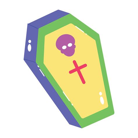 Trendy Coffin Concepts 18978461 Vector Art at Vecteezy