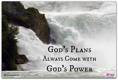 Gods Plans Gods Power Flow Framed Jean Wilund Christian Writer