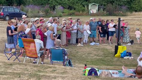 Just Sing Amateur Singing Group At Holmes For Gardens Dorset June