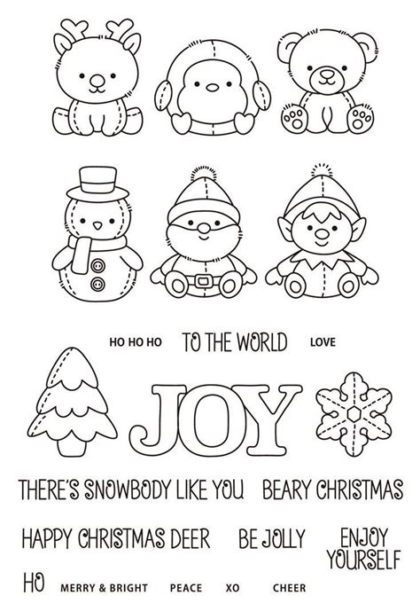 Pin By Sara Robledo On Navidad Christmas Drawing Scrapbooking Stamps