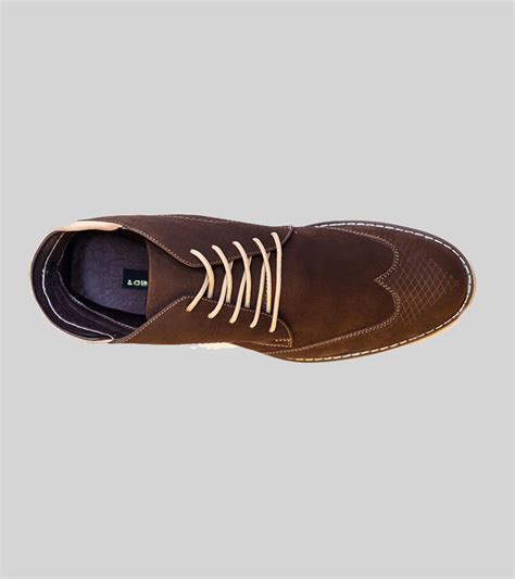 Calzado Casual Cuero Marron Y Miel Loboblack