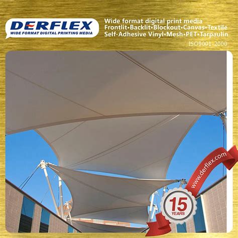 Tensioned Fabric Shade Tensile Umbrella Membrane Structure China