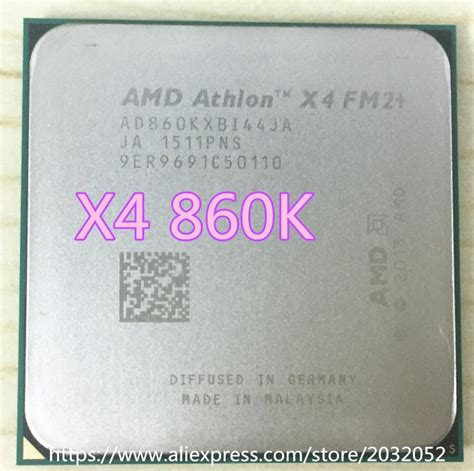 【brand New】amd Athlon X4 860k X4 860k Fm2 Quad Core Cpu Properly