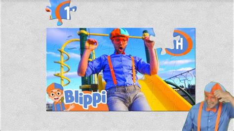 Puzzle Blippi Visits An Outdoor Playground Blippi Fan Made YouTube