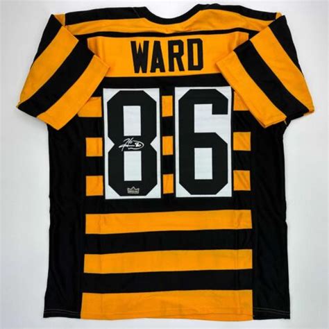 Facsimile Autographed Hines Ward Pittsburgh Bumble Bee Reprint Jersey