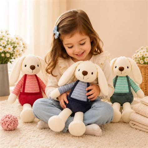 Boneco Da Orelha Grande - Boneco Pelúcia Coelho Coelhinho Orelhas Grandes Naninha Infantil Bebê ...