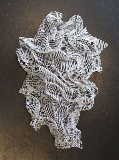 Wire Mesh Abstract Art Wall Hanging Sculpture By Humanscalestudio 55