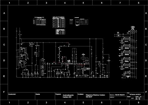 Electrical Diagram Caldero Bhp Dwg Block For Autocad Designs Cad