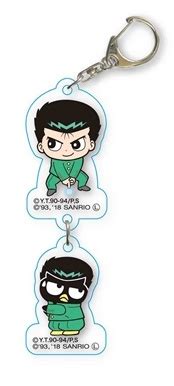 Yu Yu Hakusho X Bad Badtz Maru 2 Ren Keychain Yusuke Urameshi Reigan