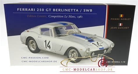 Cmc Leerbox M Sv Ferrari Gt Swb Le Mans Cmc Modelcarshop De