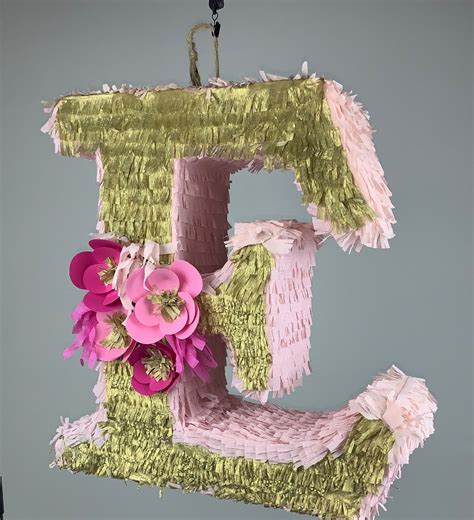 Pi Ata Custom Letter Party Pi Atas You Choose The Colors Etsy