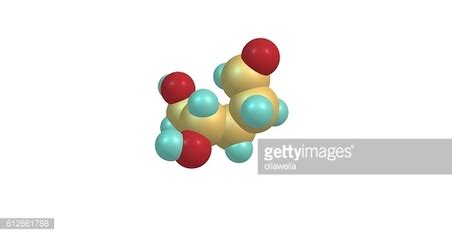 Deoxyribose Molecular Structure Isolated On White Stock Vector ...