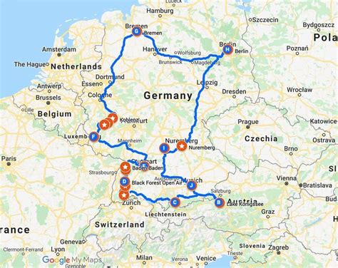 The Perfect Germany Road Trip Itinerary Road Trip Map Romantic Road Germany Germany Travel